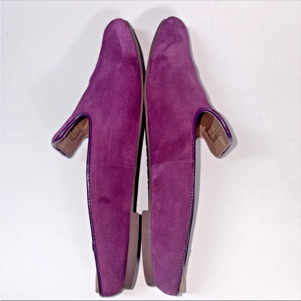 Vionic Womens 8.5 Carnegie Mules Loafers Shoes
Purple Suede comfort insole slide - Picture 10 of 12